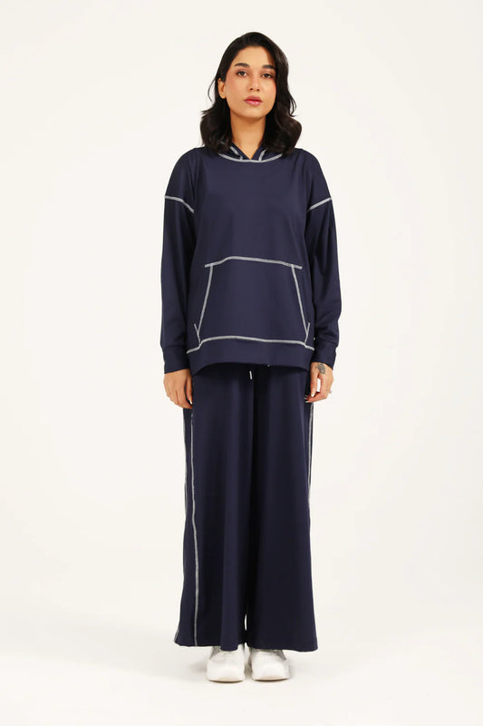 PANELED OVERSIZED HOODIE