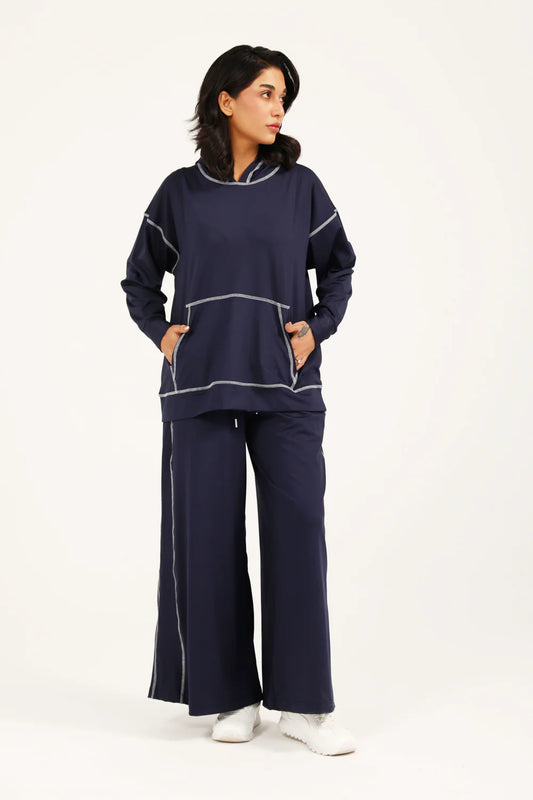 PANELED OVERSIZED HOODIE