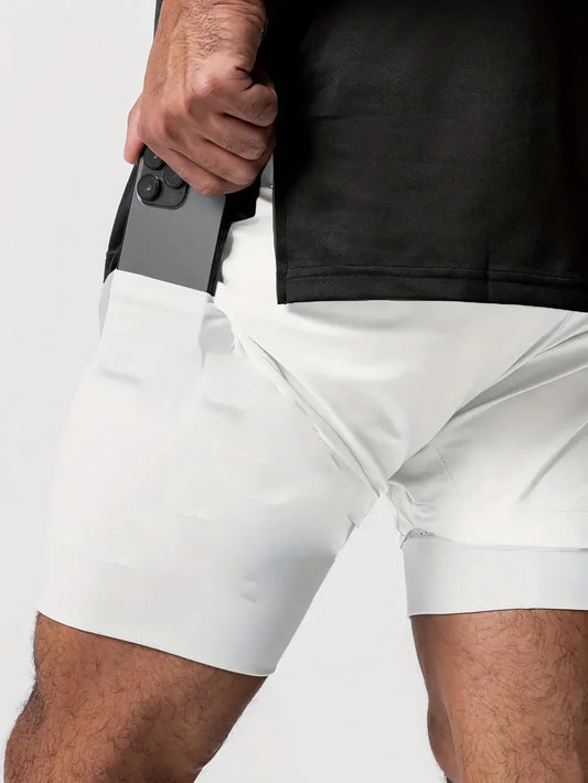 Power Spandexdry Shorts - White