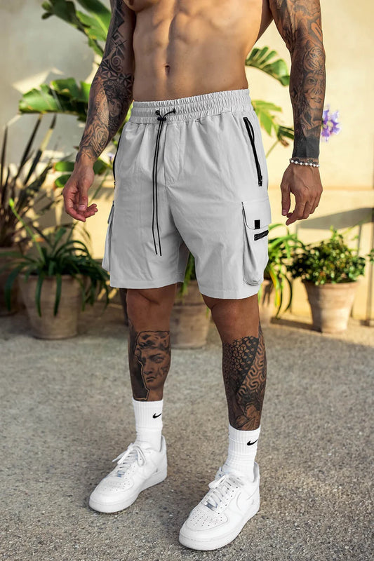 Raptors Cargo SpandexDry Twill Shorts - Silver